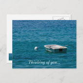 Nur umherschweben postkarte (Vorne/Hinten)