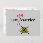 Nur UN-Verheiratet - Postkarte (Vorne/Hinten)