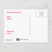 Nur UN-Verheiratet - Postkarte (Rückseite)