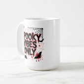 Nur unheimliche Vibes Ästhetik Design-67603 Kaffeetasse (Vorderseite Links)