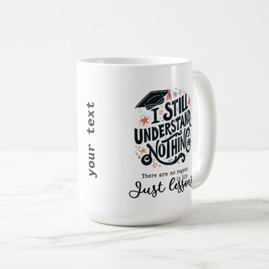 Nur Unterricht Kaffeetasse (VorderseiteRechts)