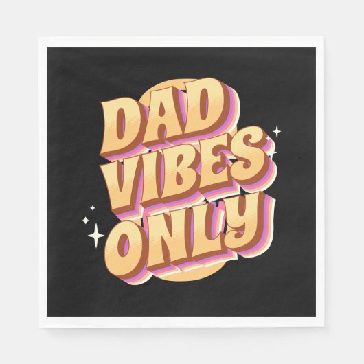 Nur Vater Vibes Serviette (Vorderseite)