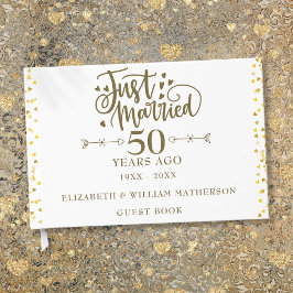 Nur verheiratet 50. Hochzeitstag Gästebuch
