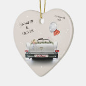 Nur verheiratet (anpassbar) keramik ornament (Links)