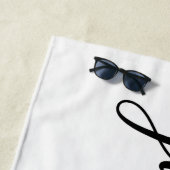 Nur verheiratet, Brautparty Geschenk, Verlobung Ge Strandtuch (Beispiel)