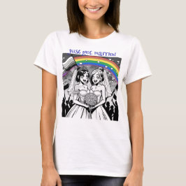 Nur verheiratet got, LGBT, moderne Familie T-Shirt