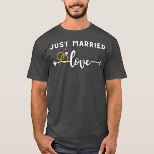 Nur verheiratet Hochzeitsgeschenk neu verheiratete T-Shirt