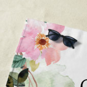 Nur verheiratet, Hochzeitsprichwörter, Foto-Prophe Strandtuch (Beispiel)