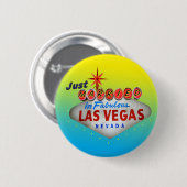 Nur verheiratet in Vegas Button (Vorne & Hinten)