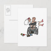 Nur verheiratet (Kinderstuhl) Ankündigungspostkarte (Vorne/Hinten)