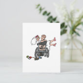 Nur verheiratet (Kinderstuhl) Ankündigungspostkarte (Stehend Vorderseite)