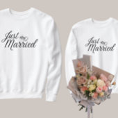 Nur verheiratet Matching Herren Flitterwochen Outf Sweatshirt