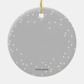 Nur Verheiratet Mr. & Mrs. First Verheiratet Chris Keramik Ornament (Hinten)