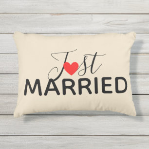Nur verheiratet Outdoor Pillow Kissen Für Draußen