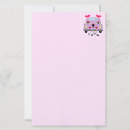 Nur verheiratet Pink Lila Stationery Briefpapier