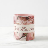 Nur verheiratet, Rosa Rosen, Liebe ist in der Air  Tasse (Zentrum)