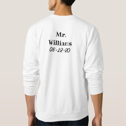 nur verheiratet Sweatshirt (Rückseite)