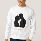 nur verheiratet Sweatshirt (Vorderseite)
