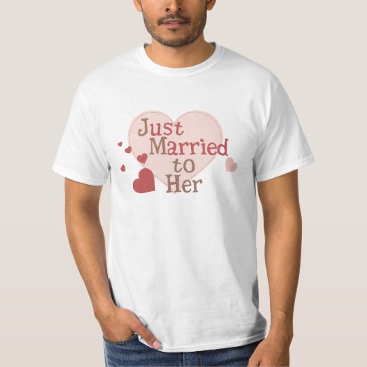 Nur verheiratet T-Shirt (Vorderseite)