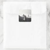 Nur verheiratet Umschlag Aufkleber für Ankündigung (Tasche)