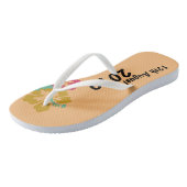 Nur verheiratete Flip Flops Badesandalen (Schrägansicht)