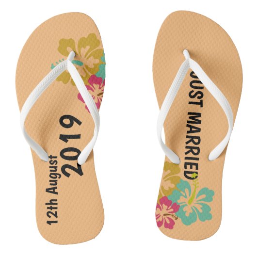 Nur verheiratete Flip Flops Badesandalen (Fußbett)