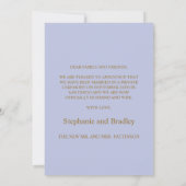 Nur verheiratete Foto Hochzeitskarten Einladung (Rückseite)