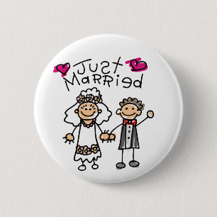 Nur verheiratete Geschenke Neugemachte Flitterwoch Button