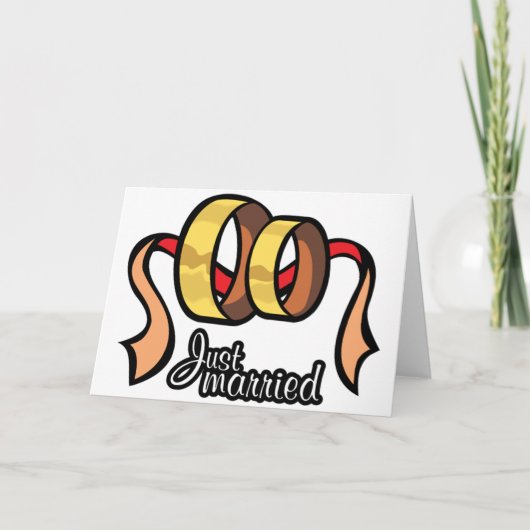 Nur verheiratete Grußkarten Karte (Vorderseite)