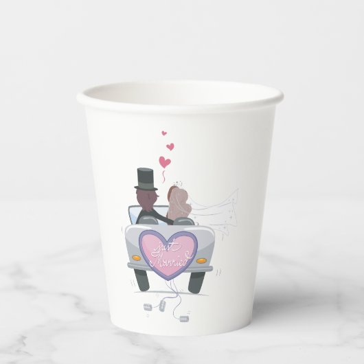 Nur verheiratete Paare fahren ab Pappbecher (Vorderseite)