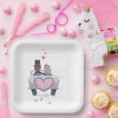 Nur verheiratete Paare fahren ab Pappteller (Party)