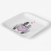 Nur verheiratete Paare fahren ab Pappteller (Gewinkelt)