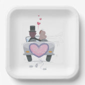 Nur verheiratete Paare fahren ab Pappteller (Vorderseite)