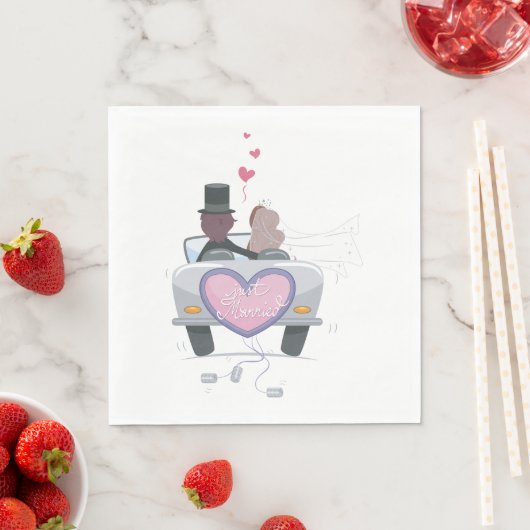 Nur verheiratete Paare fahren ab Serviette (Beispiel)