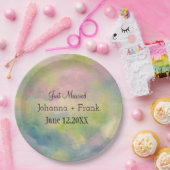 Nur verheiratete Pastelle Pappteller (Party)