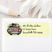 Nur verheiratete Rücksendeadressen-Aufkleber