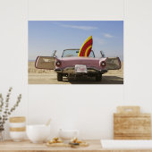 Nur verheiratete Unterschrift und Surfboard Poster (Küche)