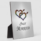 Nur verheirateter Gay Pride, der Geschlechtersymbo Fotoplatte (Seite)