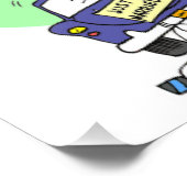 Nur verheiratetes Auto Fotodruck (Ecke)