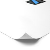 Nur verheiratetes Auto Poster (Ecke)