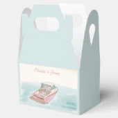 Nur verheiratetes Boot für Hochzeit Geschenkschachtel (Geöffnet)