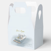 Nur verheiratetes Boot für Hochzeit Geschenkschachtel (Geöffnet)