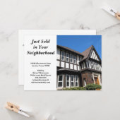 Nur verkaufen Custom House Foto Real Anwesen Marke Karte (Vorderseite/Rückseite Beispiel)