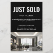 Nur verkaufen Open House Werbung Real Anwesen Flyer (Vorne)