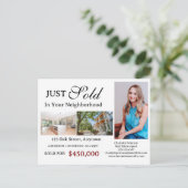 Nur verkaufen Real Anwesen Postkarte (Stehend Vorderseite)