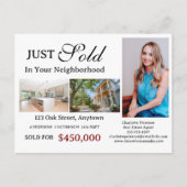 Nur verkaufen Real Anwesen Postkarte (Vorderseite)