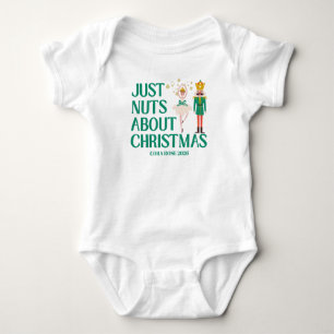 Nur verrückt nach Weihnachten Nussknacker Ballerin Baby Strampler