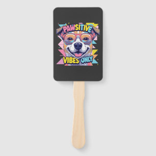 Nur Vibes Lustiger Hund T-Shirt � Cooler Hund Fächer