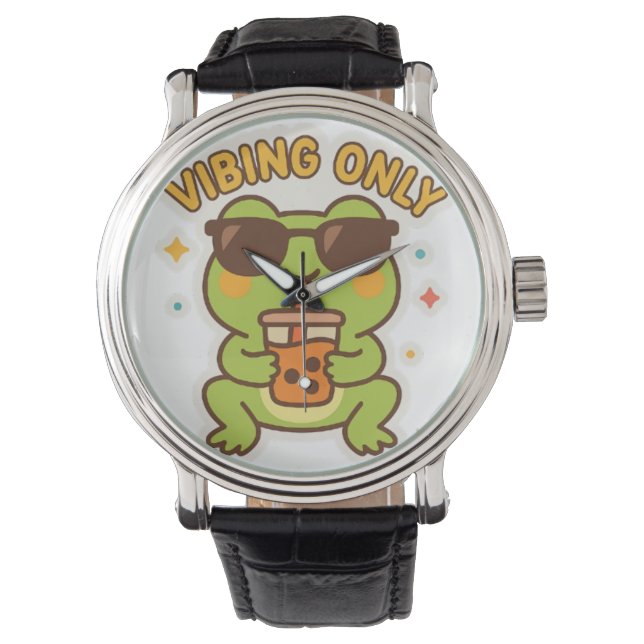 Nur Vibing Armbanduhr (Vorderseite)