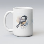 Nur Vogelbeobachtung Black Cap Chickadee Kaffeetasse